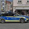 Am Landsberger Hauptplatz war die Polizei am Wochenende gefordert.