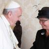 Annette Schavan mit Papst Franziskus. Vier Jahre war die Wahl-Ulmerin Botschafterin beim Heiligen Stuhl.  	