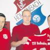 Künftig ein Team in Hollenbach: (von links) Andreas Högg, der neue Trainer Daniel Kaldenbach und Bernhard Fischer. 