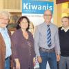 Im Kiwanis-Club Donauwörth wurde der Vorstand neu gewählt (von links): Dr. Wolfgang Erben, Gertraud Appel-Helmer, Karl Kammer und Marco Kunz.  