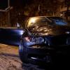 Der Unfall-Wagen des 34-jährigen Rasers: Die Polizei München fahndete mit 15 Streifenwagen nach dem Fahrer. Mittlerweile wurde ein Haftbefehl wegen Mordes erlassen.