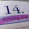 Am 10. April beginnen die Osterferien. Der Kern dieser Zeit ist das Osterfest. Die Hauptfeiertage finden von Karfreitag, 14. April bis Ostermontag, 17. April, statt.