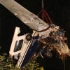 Ein Kleinflugzeug ist in nahe der bayerischen Grenze abgestürzt. Die drei Insassen kamen bei dem Absturz ums Leben.