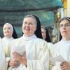 „Großer Gott wir loben dich“ sangen nicht nur die Oberschönenfelder Schwestern am Ende des feierlichen Pontifikalamts in der Abteikirche. 