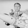 Wernher von Braun, Entwickler von Hitlers Wunderwaffe "V2", gehörte in den USA zu den Schrittmachern des Mondflugprogramms.