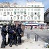 Französische Polizisten stehen nach den EM-Randalen in Marseille in der Kritk.