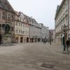 Der harte Lockdwon sorgt in Augsburgs Innenstadt für gähnende Leere. Viele Geschäfte kämpfen ums Überleben. 