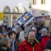 Auch in Dießen soll (wie hier auf diesem Bild kürzlich in Friedberg) gegen Faschismus demonstriert werden.