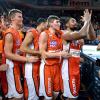 Die Stimmung bei den Ulmer Basketballern nach dem Bundesligasieg gegen Hagen war prächtig, und wohlgelaunt gehen die Spieler heute auch ins erste Spiel des Eurocup-Wettbewerbs gegen die Mannschaft aus Venedig. 	