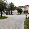 Nachdem in Horgau der Schulhof größer wurde, hat die Gemeinde die Zufahrt vom Martinsplatz aus eingeschränkt.