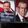 Österreich wählt wieder: Kandidaten Hofer (links), Van der Bellen. 	