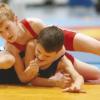 Simon Sausenthaler (rot) erkämpfte sich beim Wittelsbacher-Land-Turnier die Goldmedaille bei der C-Jugend bis 31 Kilo. 