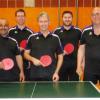 Das Vierer-Team TTC Friedberg V. Überlegen, mit 36:0 Punkten und 144:17 Spielen, holten sie, wie schon im vergangenen Jahr, die Meisterschaft in der Bezirksklasse D. Unser Bild zeigt von links Hamdi Amouna, Christian Wamser, Fritz Kempinger, Timur Sinmaz, Werner Schönwiese. 	 	