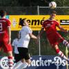 Muriz Salemovic (rechts, links Stefan Strohhofer) erzielte in Erlbach schon in der ersten Minute das 1:0 – kurz vor Schluss traf er auch noch zum 2:0-Endstand. 