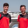 Stefan Langer (links) und David Bauder von der Segelfluggruppe Donauwörth-Monheim waren bei der Segelflug-WM in Frankreich am Start. Langer durfte sich am Ende sogar über eine Medaille freuen.