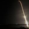 Die Rakete nach dem Start in Cape Canaveral am Donnerstag.