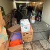Hunderte Kisten wurden in Dillingen für die Erdbebenopfer in der Türkei gesammelt. 