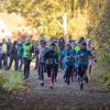 Rund 100 vorwiegend junge Läuferinnen und Läufer waren bei den Kreiswaldlaufmeisterschaften in Wehringen am Start.