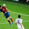 Lionel Messi vom FC Barcelona gelingt mit seinem Kopfball zum 2:0 (70.) die Vorentscheidung im Champions-League-Finale gegen Manchester United.