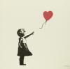 Ein Bild mit dem "Balloon-Girl"-Motiv von Banksy wurde bei Sotherby's versteigert - und zerstörte sich dann selbst.