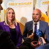 Anna Stolz und Fabian Mehring sind die beiden neuen Minister der Freien Wähler.