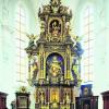 Das Prunkstück im Innenraum der Kirche: der Renaissance-Hochaltar aus dem Jahr 1633. Foto: ohon