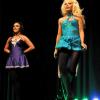 Mit ihrem Programm „Best of Irish Dance“ waren die „Dance Masters!“ in der Staudenlandhalle Fischach zu Gast. Haupttänzerin Megan Fay (rechts) begeisterte durch ihre gesamte Erscheinung und ihr Können. 	