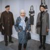 Die Ausstellung „Abwesend anwesend“ zeigt Werke der Malerinnen Mica Knorr-Borocco aus Utting (Mitte), Bea Stroppa (rechts) aus München und des Bildhauers Franz Hämmerle (links) aus Windach. 