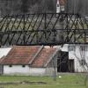 Das Bauernhofmuseum Illerbeuren nach dem Brand. 	