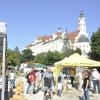 Der Ökomarkt im Heilig-Kreuz-Garten in Donauwörth lockte wieder viele Besucher. 