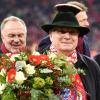 2019: Verabschiedung als Präsident des FC Bayern.