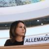 Annalena Baerbock während der 52. Sitzung des Menschenrechtsrates der Vereinten Nationen in Genf.