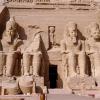 Der imposante Tempel von Abu Simbel.