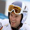 Fritz Dopfer war mit dem dritten Platz beim Slalom in Kitzbühel sehr zufrieden.