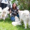 Alice Arloth beschäftigt sich seit zehn Jahren intensiv mit der nordischen Hunderasse der Samojeden. Es war Liebe auf den ersten Blick und aus der einstigen Hundehalterin wurde eine erfahrene Hundezüchterin.