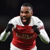 Alexandre Lacazette von Arsenal feiert das zweite Tor seiner Mannschaft.