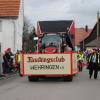 Buntes Treiben herrscht am Faschingssonntag auf Wehringens Straßen.