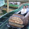 Staatssekretärin Katja Hessel im Allgäu Skyline Park mit Bürgermeister KLaus Holetschek aus Bad Wörishofen.