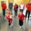 Auf die Plätze, fertig los: 100 Kinder zwischen acht und 14 Jahren nahmen an der 26. Auflage des Schüler-Hallensportfestes des TSV Neuburg teil.  	