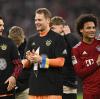 Mal wieder Meister: Der FC Bayern, hier mit Sven Ulreich, Manuel Neuer und Leroy Sané, hat den zehnten Ligatitel in Folge klar gemacht. 