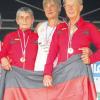 Gold für Deutschland: (von links) Reintraut Rattay, Anita Schneider und Leni Bauer. 