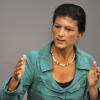 Sahra Wagenknecht von der Partei "Die Linke" zählt zu den attraktivesten Politikerinnen im deutschen Bundestag.