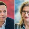 Sie kämpften um das Amt des Ministerpräsidenten: Tobias Hans (CDU) und Anke Rehlinger (SPD). Rehlinger trug den Sieg davon.
