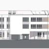 So soll das neue Nierenzentrum am Dillinger Krankenhaus aussehen: Die bisherige Krankenpflegeschule wird aufgestockt. Vier Millionen Euro will die gemeinnützige Körperschaft KfH investieren. 