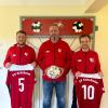 Das künftige Trainertrio des SV Echsheim: (von links) Ivan Brekalo, Aleksandar Canovic und Florian Wenger.