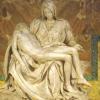 Michelangelos römische Pietà, häufig auch als vatikanische Pietà bezeichnet, ist eine der bekanntesten Darstellungen dieses in der abendländischen Kunst sehr beliebten Sujets. Die Marmorstatue ist in den Jahren 1498 bis 1499, nach anderen Quellen bis 1500, in Rom entstanden 	