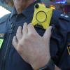 Die Uniform-Kameras wurden von Polizisten in der Augsburger Innenstadt getestet – auch auf dem Plärrer. 	