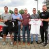 Der SV Ottmaring startet in die neue Saison: (von links) Christopher Fischer, Harald Hack, Benjamin Lechner, Johannes Gail und Benjamin Trinkl. 	