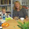 Heike Müller-Syhre ist eine von 31 Tagesmüttern, die vom Kinderbüro Landsberg betreut werden. 