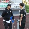 Schon im Vorjahr war Spielertrainer Tobias Jorsch (links neben Marc-Abdu Al-Jajeh) oft verletzt, auch aktuell gehört er zu den Sorgenkindern.  	